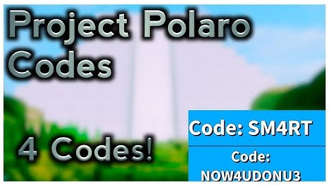 NEW CODES!! (May) - Project Polaro Codes | Roblox