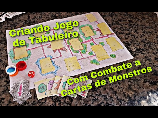 50 Como fazer um jogo de Tabuleiro Caseiro de Exploração e