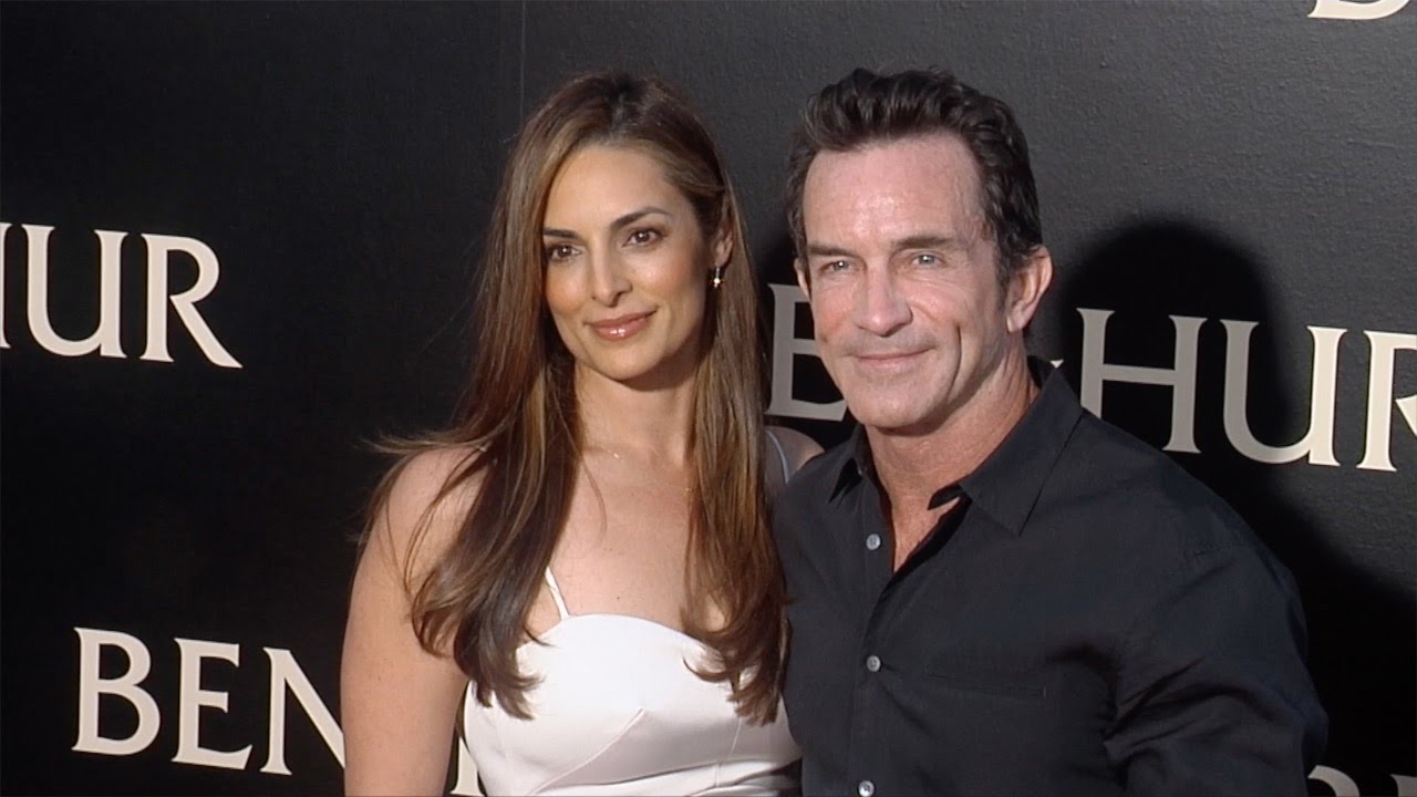 Jeff Probst & Lisa Ann Russell "Ben-Hur" Los Angeles Premiere Red Carpet