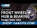 How to Replace Wheel Hub Bearing 1994-2002 Dodge RAM 1500