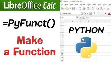 Create a Python function in LibreOffice Calc
