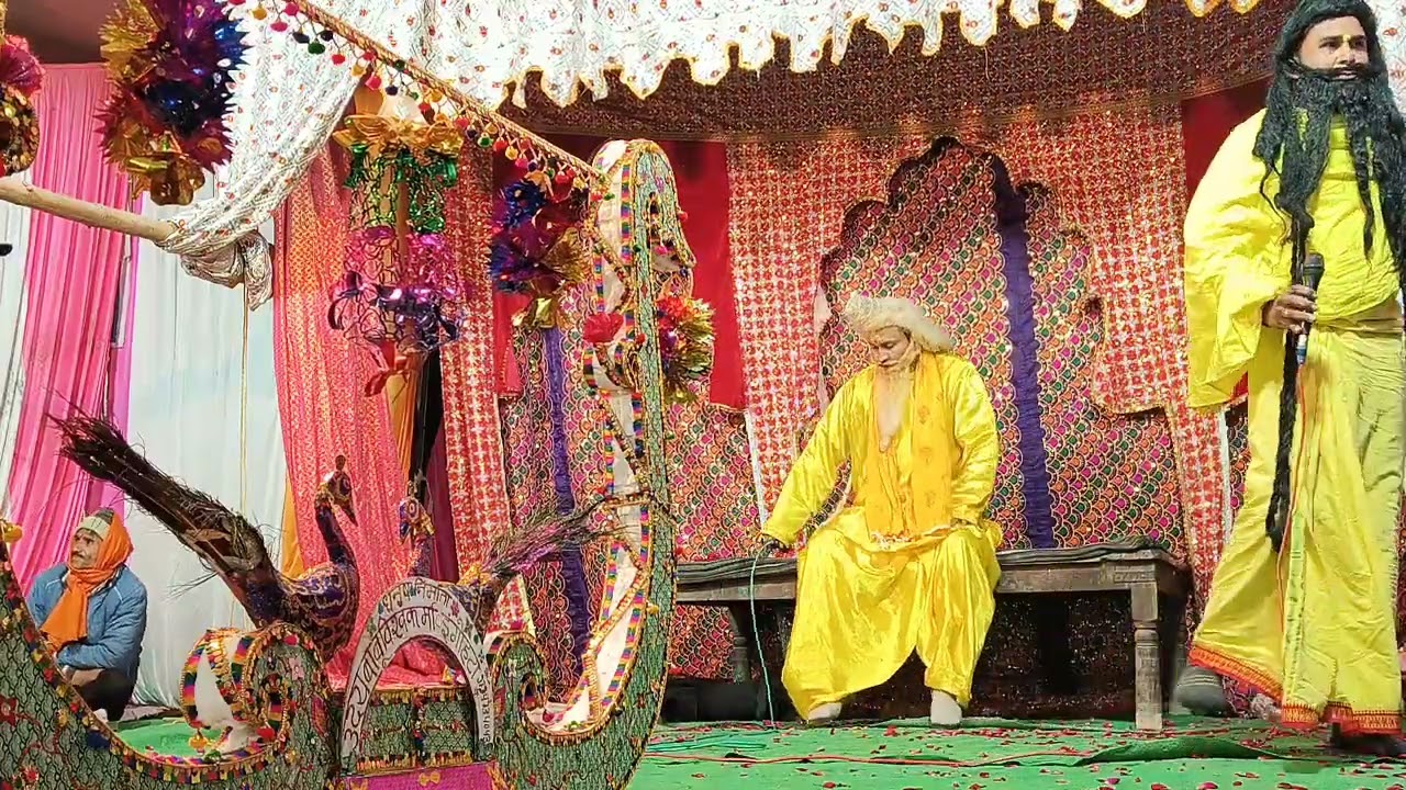 महा विशाल धनुष यज्ञ लीला में प्रभु श्री रामजी द्वारा धनुष का खंडन बहुत ही सुंदर रामलीला प्रोग्राम कर