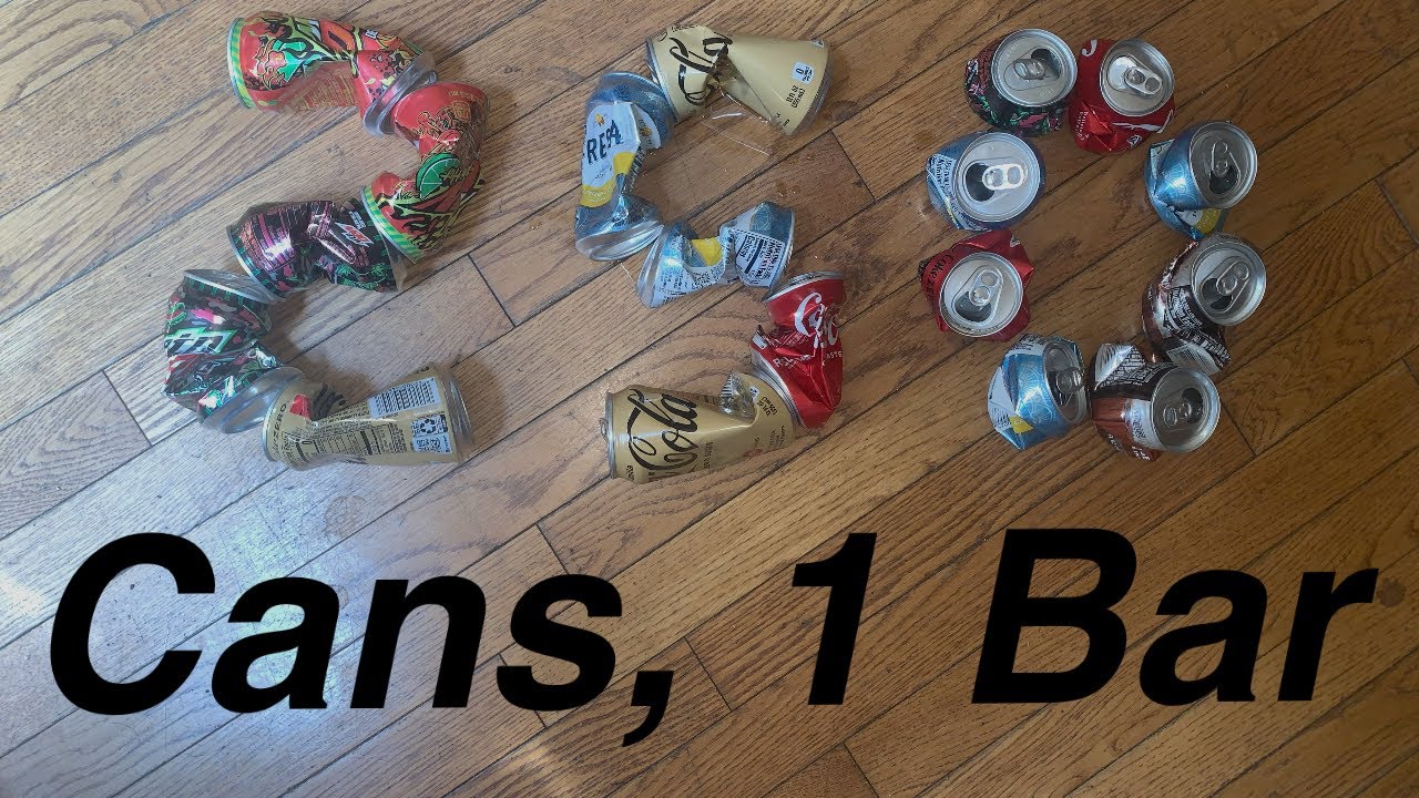 Melting 250+ Cans into Big Aluminum Ingot YouTube