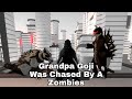 Grandpa Goji Was Chased By A Zombie's (Roblox Kaiju Universe)