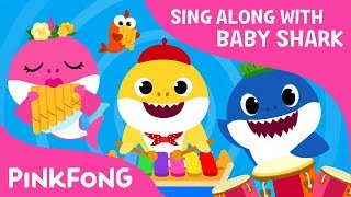 the shark band sing along with baby shark pinkfong songs for children