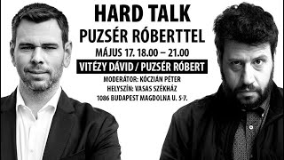 Puzsér Róbert diskurzusa Vitézy Dáviddal Budapestről – moderál: Kóczián Péter | HARD TALK #32