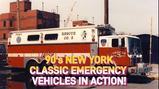 CLASSIC 90's FIRE TRUCKS RESPONDING FDNY/NYPD/ESU UNITS & MORE!