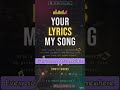 your line could be in this song 💭 #musiccollaboration #creative