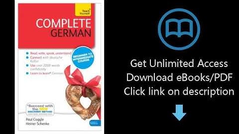 Complete German: Teach Yourself: Enhanced eBook: New edition (Teach Yourself Audio eBooks)