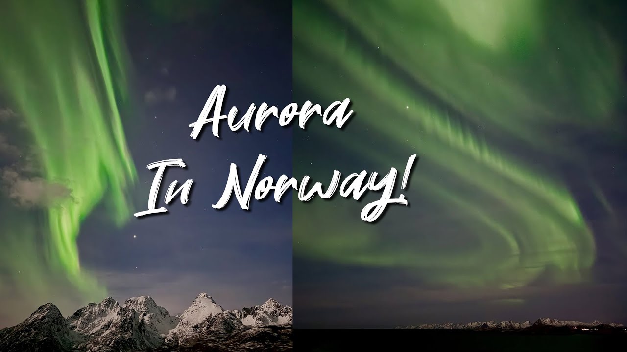 Удивительное северное сияние в Норвегии! — Круиз по побережью Норвегии