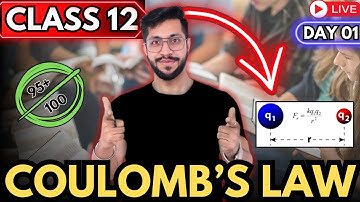 Electric Charges & Fields I Chapter 1 I Physics Class 12 I Coulomb