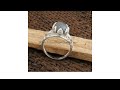Labradorite Ring, Vine Leaf Design Silver Stone Ring, 925 Sterling Solid Silver Ring Semi Preciou...