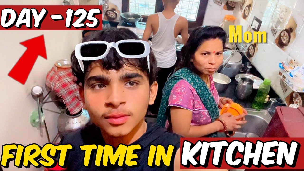 First Time Cooking with My Little Brother! 🤯👨‍🍳 