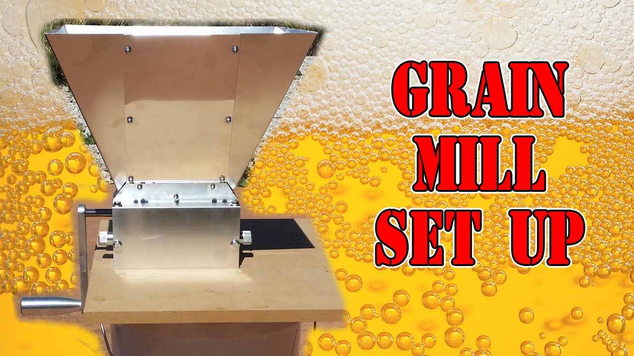 How do you assemble the grain mill?