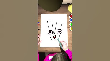 Learn to Drawing And Coloring alphabet lore letter "V": Step by Step Tutorial for Kids