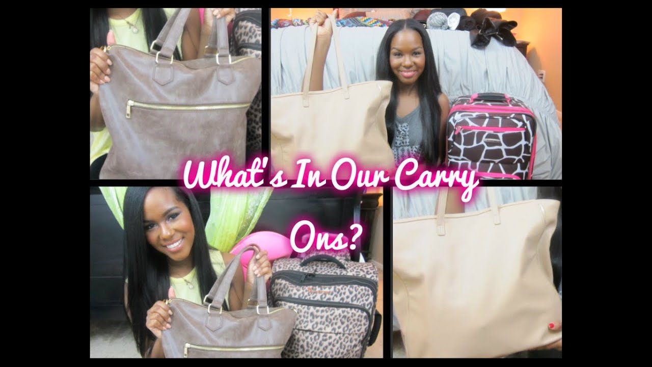 Traveling Essentials- Whats in Our Carry Ons + ( Tips & Tricks)
