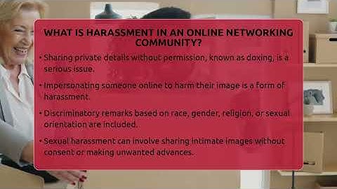 What Is Harassment In An Online Networking Community? - Everyday-Networking