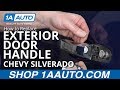 How to Replace Front Exterior Door Handle 2014-17 Chevy Silverado