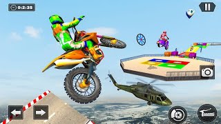 Dirt Bike Stunt Game || Mega Ramp Dirt Bike Racing - Android Gameplay screenshot 1