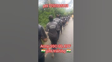 10km running for defence girls 🔥 #army #chandparadefenceacademy #motivation #youtubeshorts #youtube