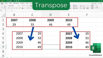 From Rows to Columns: Excel