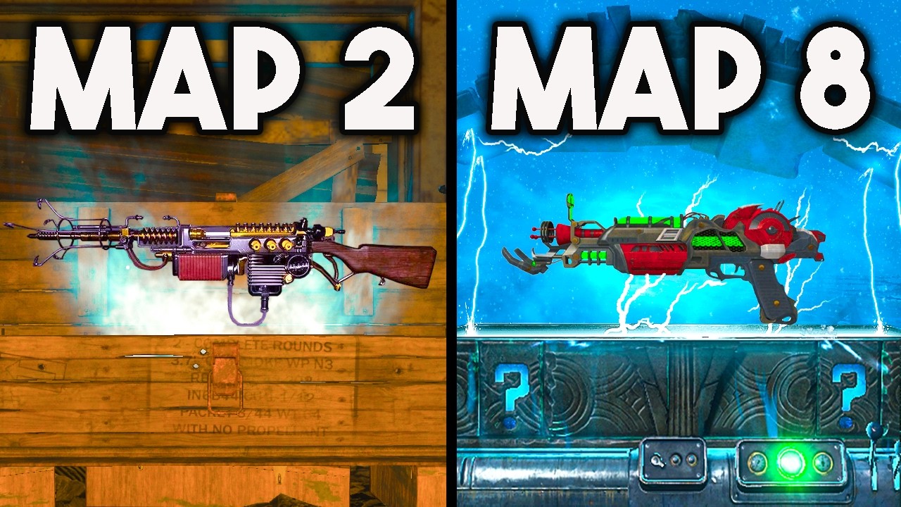 1 Box Challenge On Every Zombies Chronicles Map!