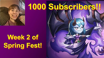 1000 Subscribes & Idle Heroes 2nd week of Spring Fest! - Aureolin Heartrate Gaming