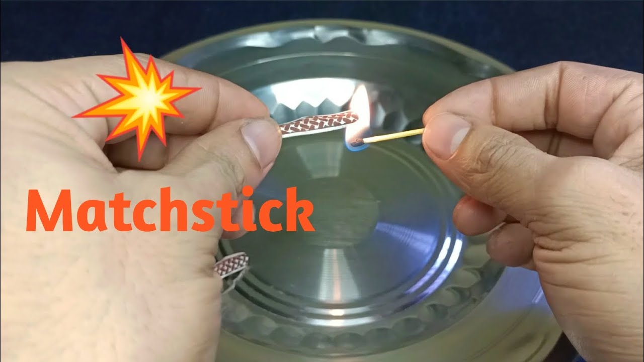 matchstick tricks/matches experiment/matchstick experiment😲 YouTube