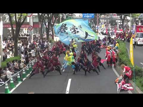 大阪大学お祭りダンスサークル祭楽人　どまつり大津パレード東コース（１パレ目）