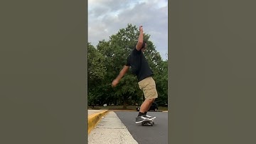 FS 5050 #curb Grind to BS #nollie Out Line (#skateboardprogression #shorts)