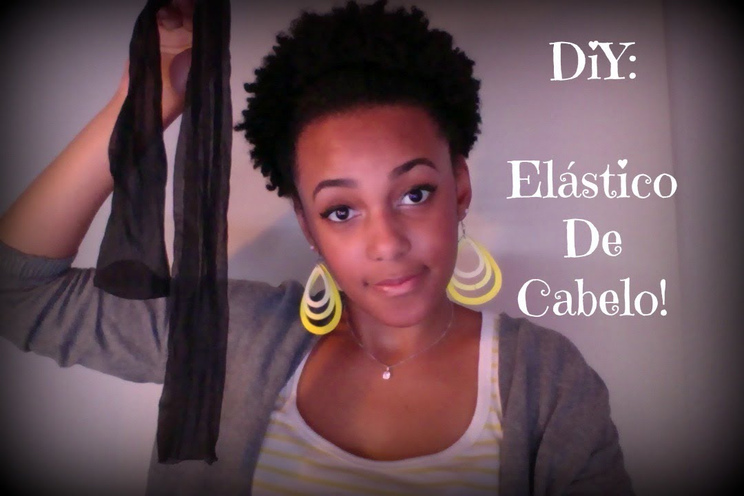 ✄DIY: FaçaVocêMesmo - Elástico pra cabelo Crespo/Cacheado feito em casa ...  | Cabelo crespo, Elástico de cabelo, Cabelo