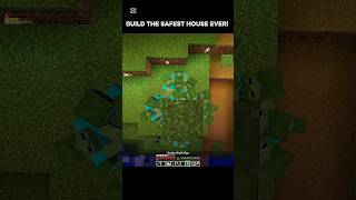 Build the Safest House Ever! 🏠🔥Minecraft short