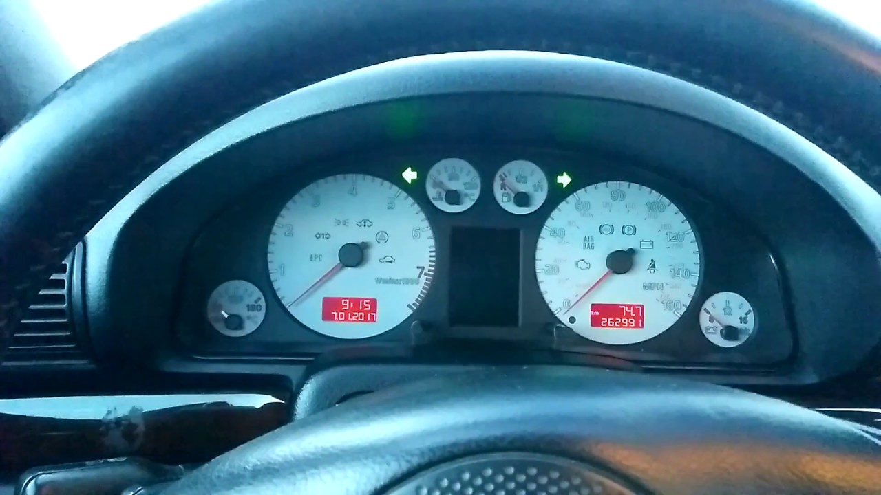 Заводим Ауди А4 B5 в -27 - YouTube