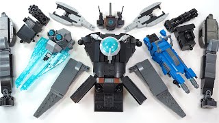 LEGO Skibidi Toilet Multiverse 019 | Upgraded Titan Cameraman Unofficial Lego Set