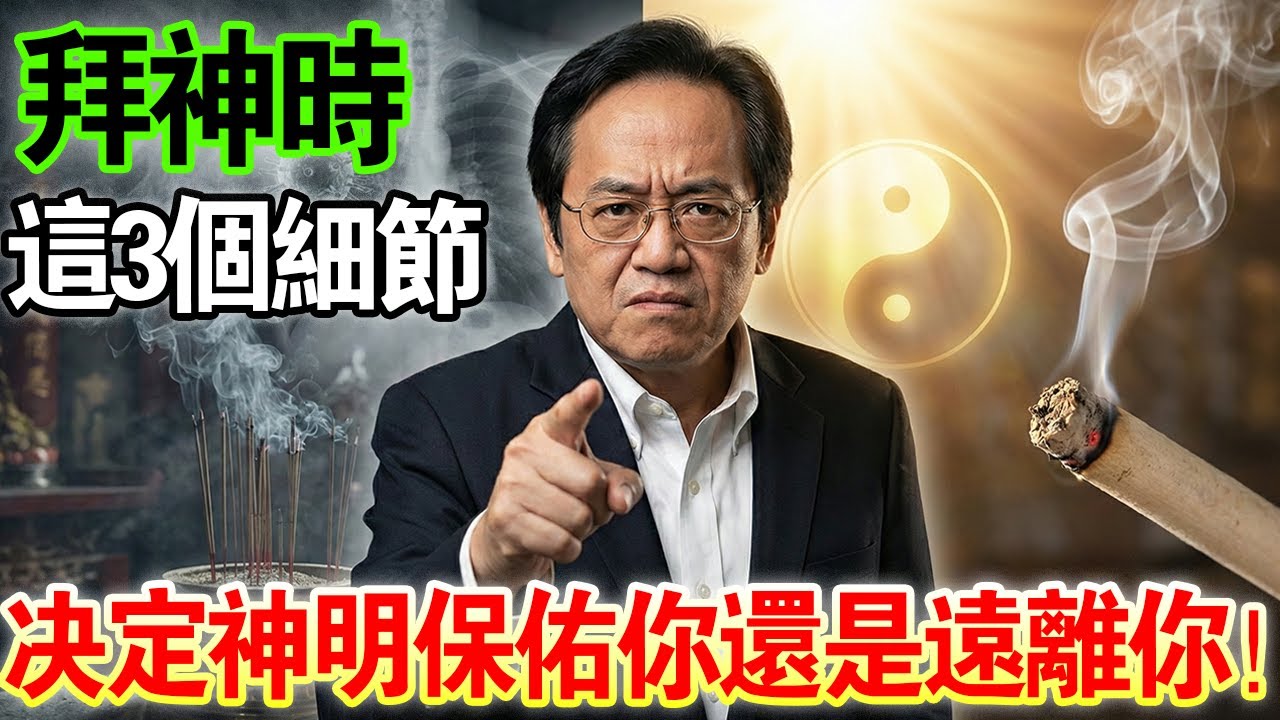 倪海廈：拜神這3個細節，決定了神明是保佑你還是遠離你，很多人第一步就錯了！#倪海廈 #中醫養生 #拜神禁忌 #經方 #陽氣