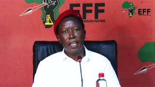 CIC Julius Malema addresses the EFF Virtual Press Conference. #EFFPresser