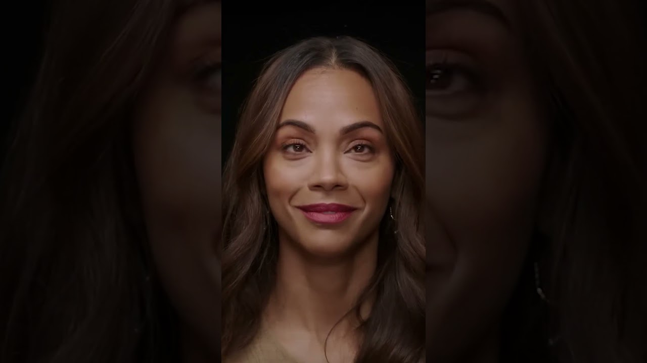 Zoe Saldana Can Cross her Eyes! #shorts - YouTube