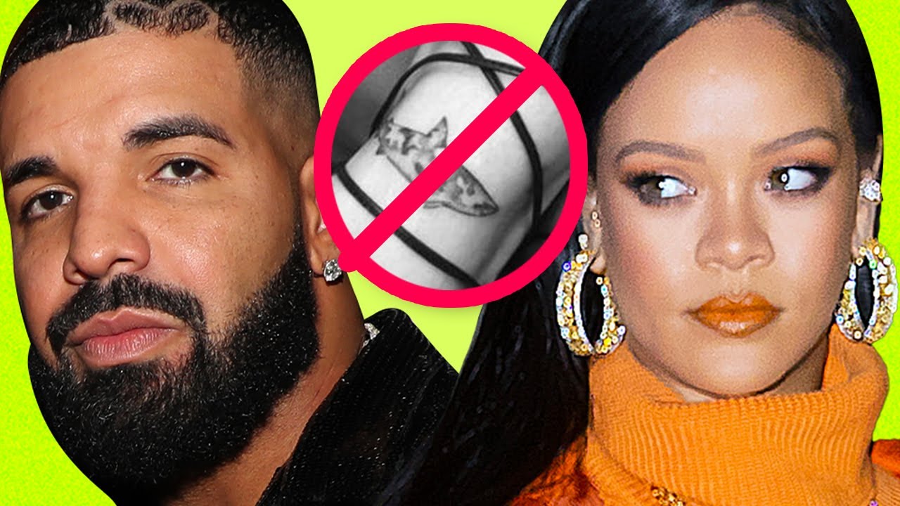 Rihanna COVERS UP matching tattoo with ex Drake because of THIS | AwesomenessTV Daily Report #Shorts