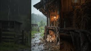 Relaxing Rain Sounds at the Farm 🌿☔