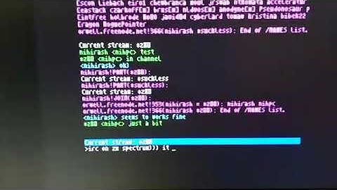 0.2 Version of IRC client for zx-uno