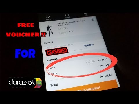 DARAZ.PK FREE Voucher Codes & Promotions Deals 101% Working :)