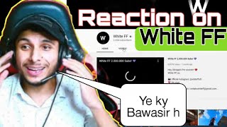 Nonstop Gaming  live reaction on@White FF  | Nonstop gaming react White FF