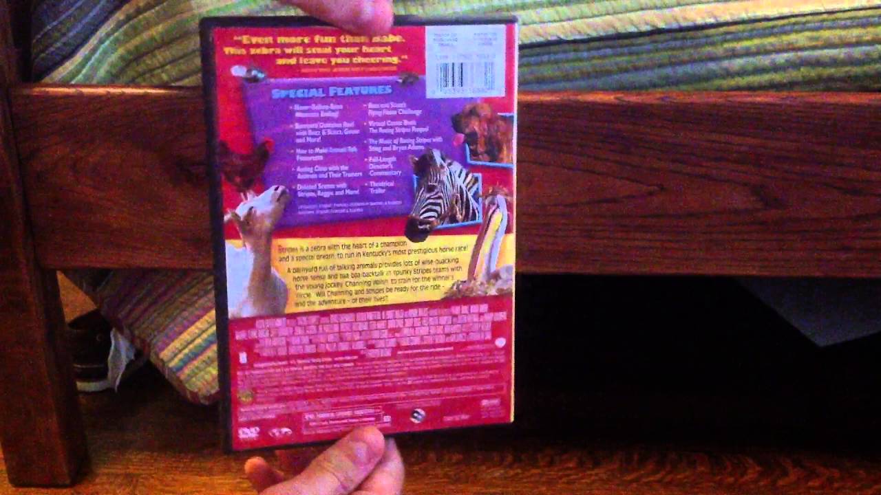 Racing Stripes DVD Showcase YouTube