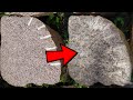 Как почистить камень после раскалывания