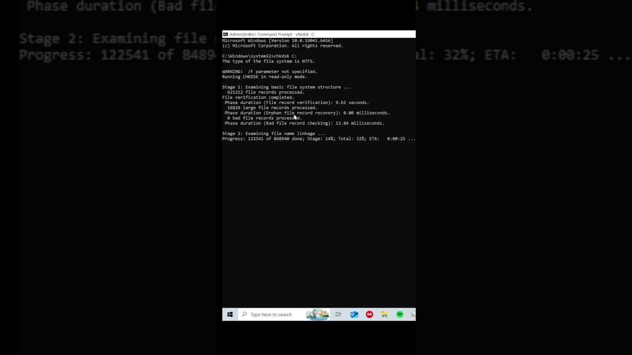 🔥CMD Trick to Check Drive Status and Repair 🔥 