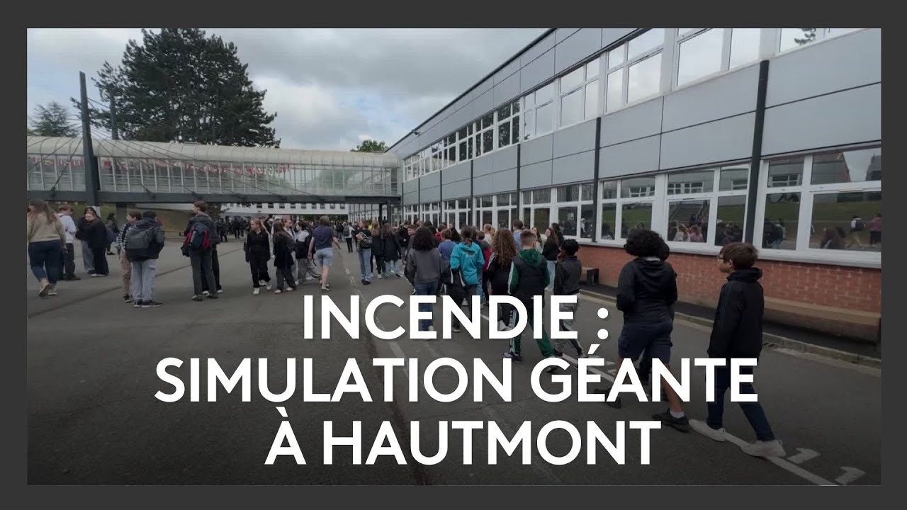 Incendie : une simulation géante à Hautmont