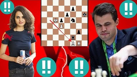 Tania sachdev vs Magnus Carlsen chess game 23