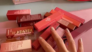 lip tint mini haul - kbeauty - relaxing, review, lippies collection, unboxing