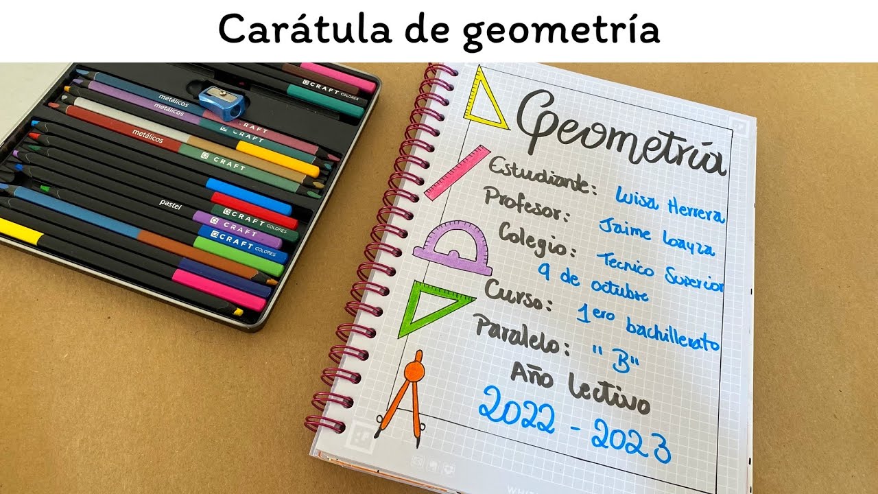 Dibujando una carátula de GEOMETRÍA - thptnganamst.edu.vn