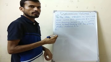 GATE 2018 SET-1 ME-41(PRODUCTION-COLD DRAWING)